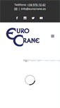 Mobile Screenshot of eurocrane.es