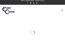 Tablet Screenshot of eurocrane.es