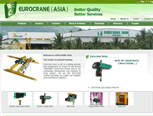 Tablet Screenshot of eurocrane.co.th